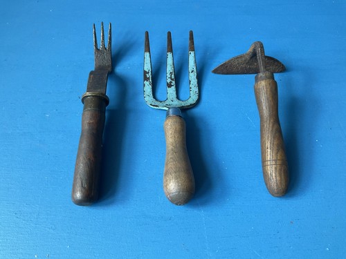 Vintage garden hand tools hand