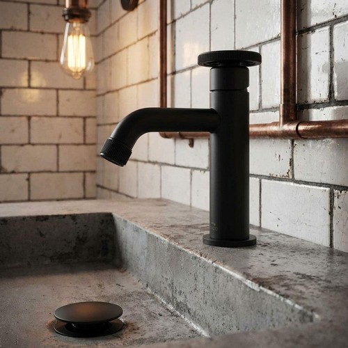 Retro industrial bathroom - retro,