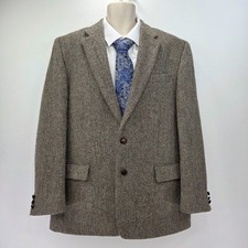 Harris Tweed Jacket Mens 44R