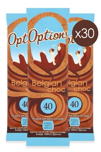 Options belgian hot chocolate - options,