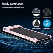 3-in-1 Walking Pad Treadmill 9km/h Quiet 2.2HP Foldable Wide Belt App Control