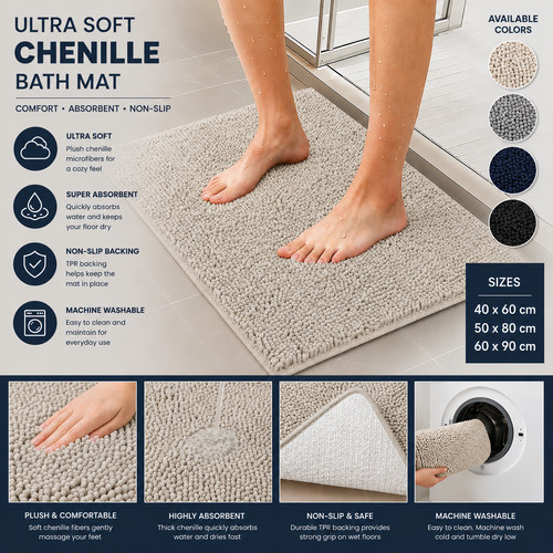 Non slip bath mat - bath,