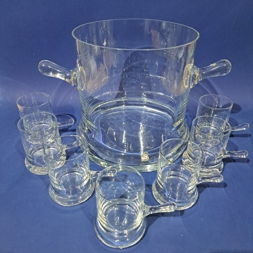 Dartington crystal punch bowl - dartington,