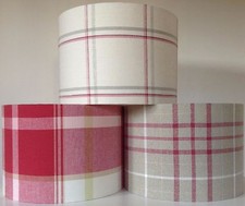Lampshade Laura Ashley Buxton Corby Highland Check Table Floor Ceiling HANDMADE