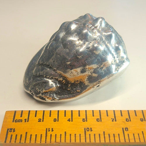 Metallic silver metal - silver,