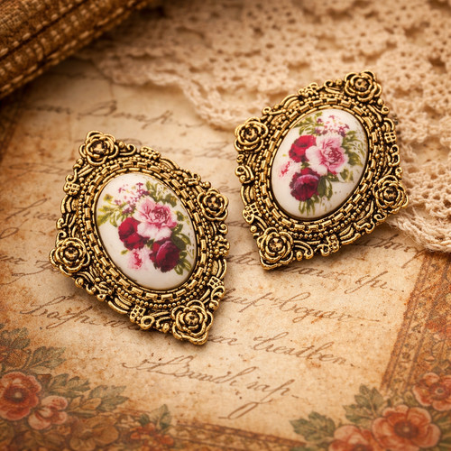 Vintage victorian style rose - vintage,