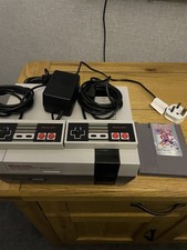 NES Games Console Nintendo Entertainment System 2x Controllers Complete Setup