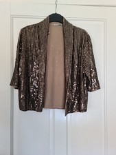 Ladies Pinko Gold Sequinned