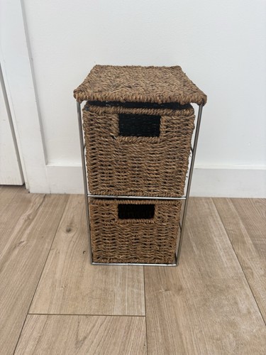 Wicker drawer storage unit - 2,