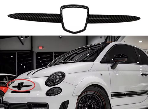 Carbon fibre style front grill - carbon,