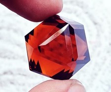 Certified Orange Topaz Fancy Shape 50.90 Ct Loose Gemstone With Free Gift
