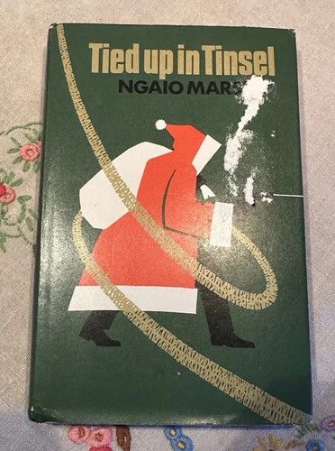 Tied tinsel by - up,