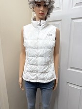 Women’s The North Face White Nuptse 2 Gilet Size XS