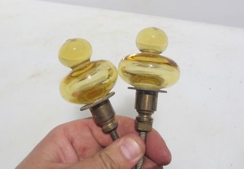 Victorian glass brass - victorian, &