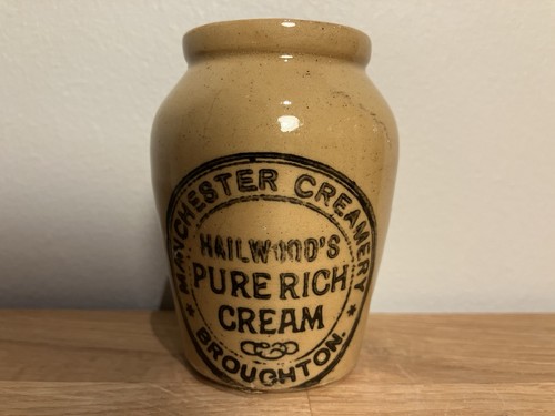 Cream pot crock hailwood - cream, hailwood’s