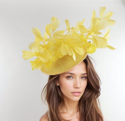 Lemon yellow feather kentucky - feather,