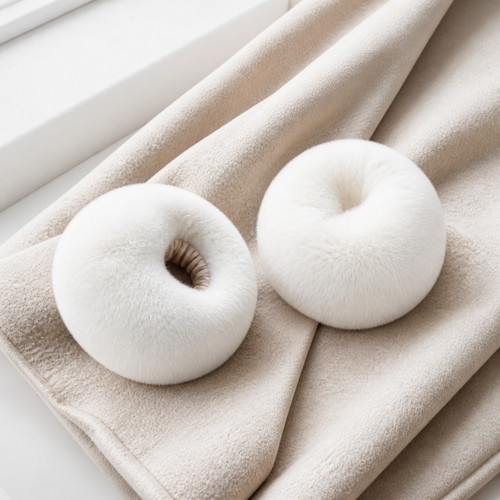 Faux fur wrist cuffs - wrist, for