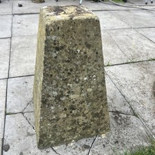 Lovely Antique Large Tall Old Staddle Stone Mushroom Cotswold Base 47.5cm High