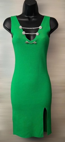 Women green knit midi - women’s,