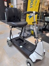 Monarch Solax Smarti Electric Portable Mobility Scooter - white, with battery