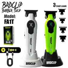 New 2025 BRDCLIP FA1T Green Professional Hair Trimmer Barber Machine Electric UK