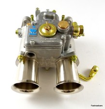 WEBER 45 DCOE TYPE 9 CARBURETTOR GENUINE NEW FACTORY SPEC & FUEL UNION
