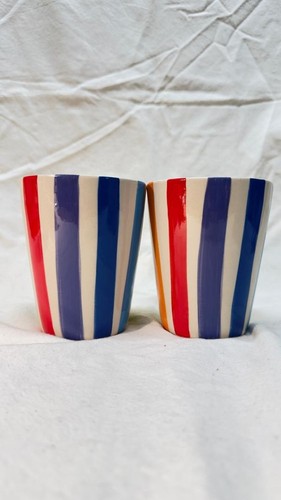 Striped mug 11cm ceramic fair - mug,