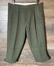 Country Style Tweed Breaks Wool Breeches Shooting Hunting New Without Tags - 34W