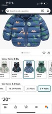 Baby Hooded Down Jacket Toddler Boys Girls Printed Puffer Coat Cute Warm Winter