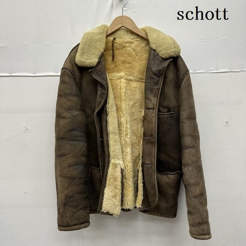 Schott brown leather - brown,