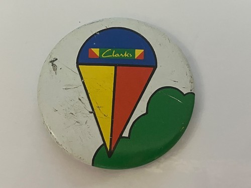 Vintage clarks shoes pin badge - clarks,