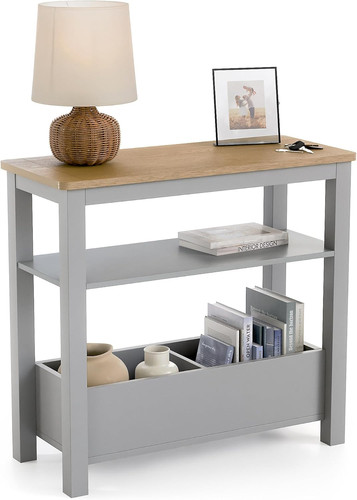 Console table slim storage - table,