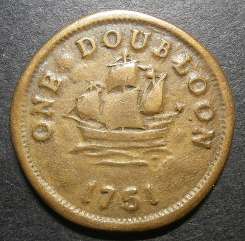 Child token one doubloon - "one,
