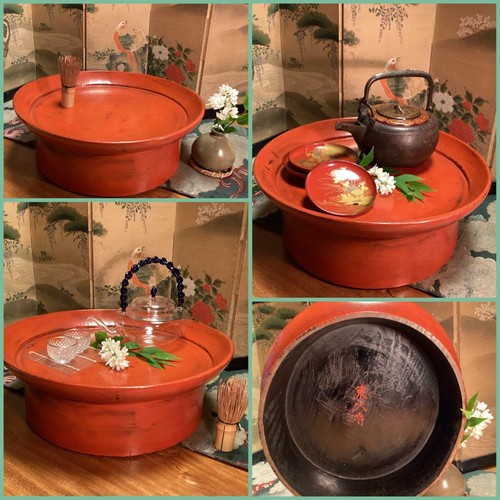 Negoro lacquerware kaiseki - lacquerware,