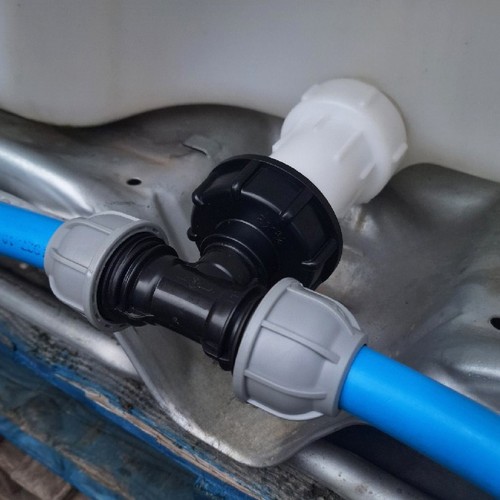 Ibc outlet extender with mdpe - outlet,