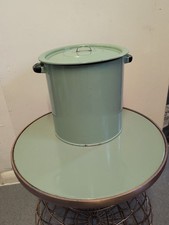 vintage enamel bread bin