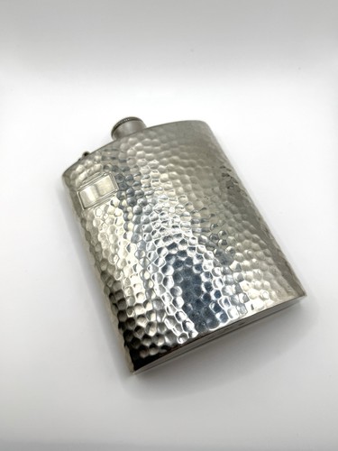 Pewter hip flask - pewter,