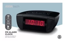 ASDA Tech FM Alarm Clock -