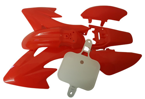Fdb04 red fairing kit plastics - fdb04,