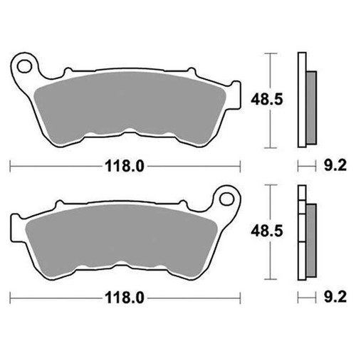 Brake pads sbs - pads,
