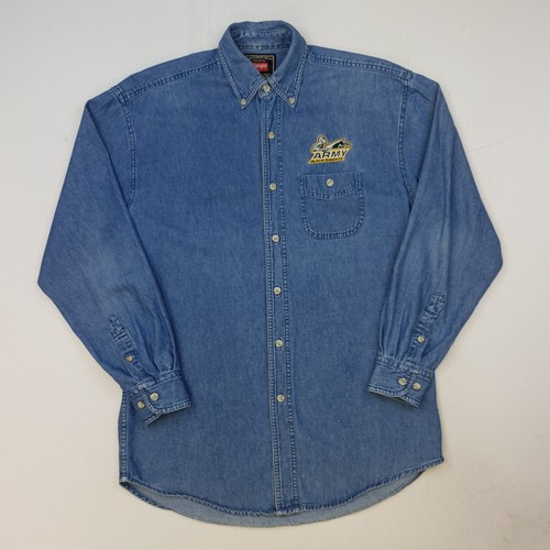 Wrangler denim shirt vintage - denim,