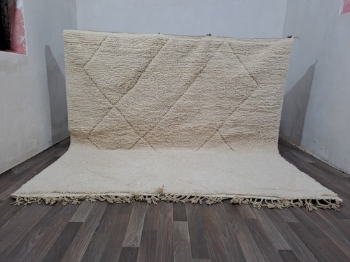 Moroccan rug ivory - moroccan,