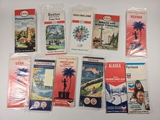 Vintage Chevron & Esso Road