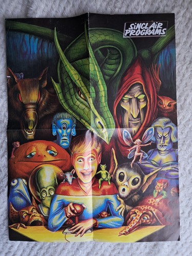 Rare sinclair programs poster - rare,