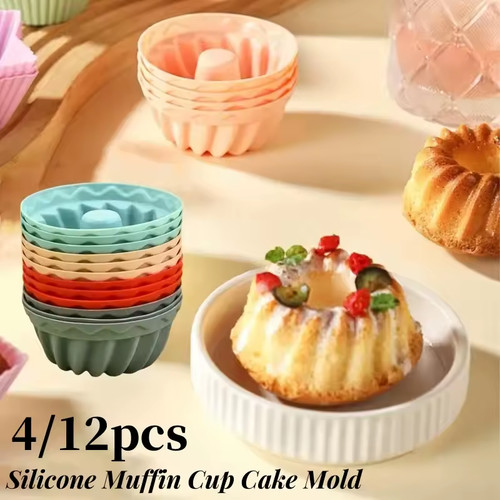 12pcs silicone mini - 12pcs, cake