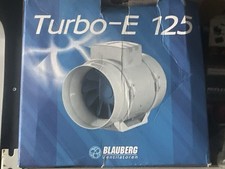 Blauberg TURBO-E-125mm Inline Mixed Flow Timer Extractor Fan