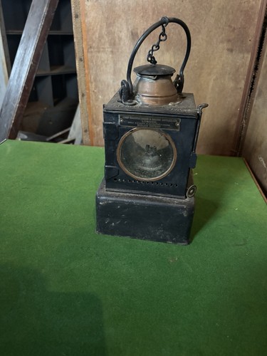 Antique railway lamp light - lamp,