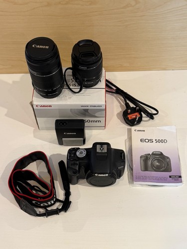 Canon 500d dslr kit - canon, w/