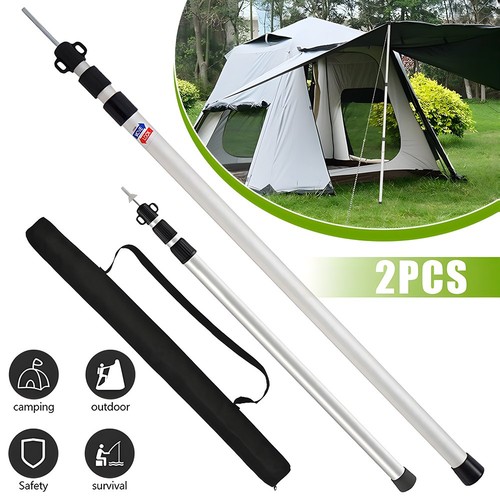 Outdoor tarp support poles - outdoor,