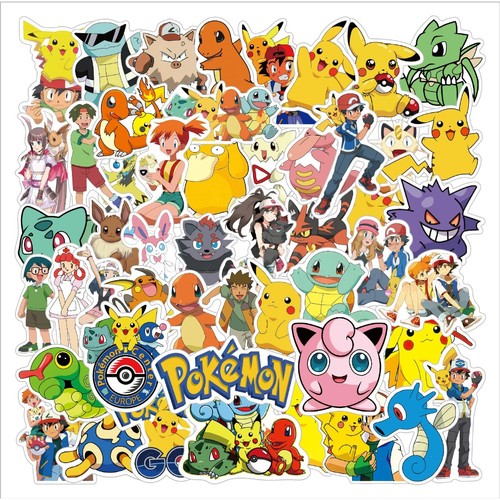 50pcs pokemon pikachu - 50pcs,